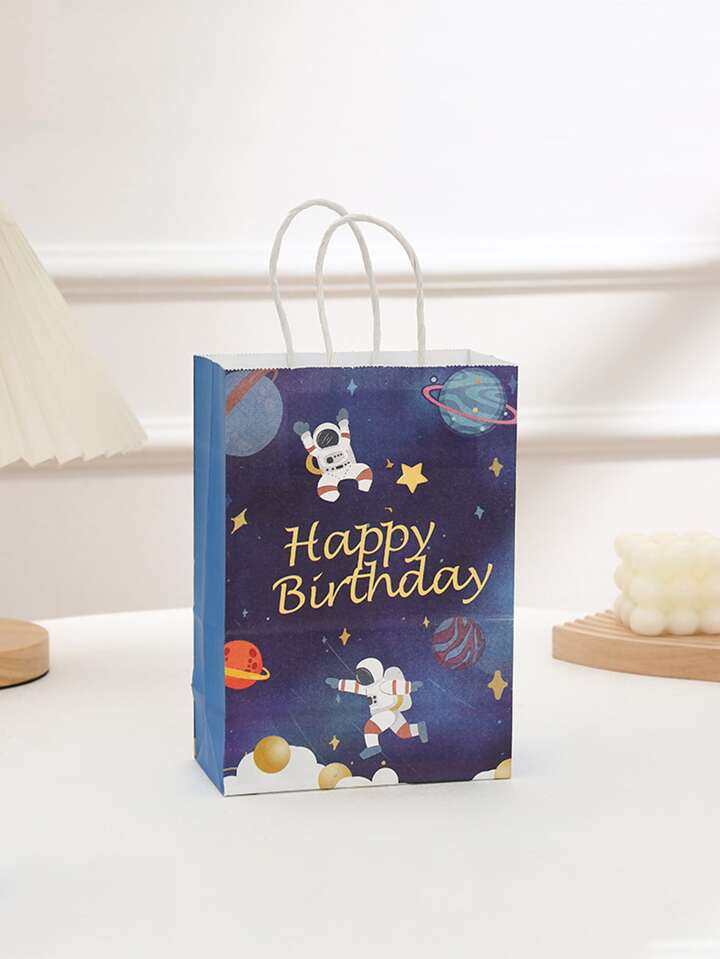 Arjoos | Space ThemePaper Goodie Bags (pack Of 12)