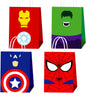 Arjoos | Super Hero & Spider Man Birthday Party Gift Goody Bags (pack Of 12)