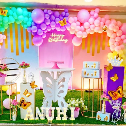 Arjoos Butterfly Themed Birthday event Decorations