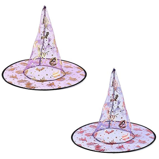 Arjoos | Witch Hat for Halloween Parties cloth hat -random color 1pc