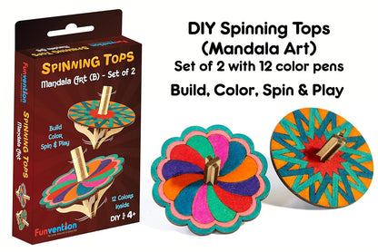 Arjoos | Funvention DIY Spinning Tops Mandala Art