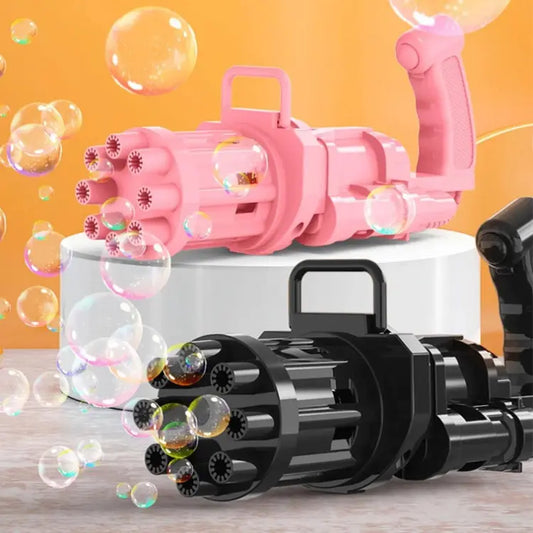 Arjoos | Electrical Mini Gatling Bubble Gun for Colorful Bubbles, Assorted Colors