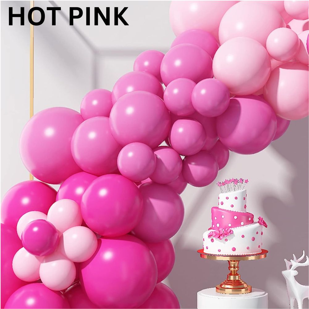 Arjoos  | Retro Balloons for Birthday Decoration,9 inch Set of 100pcs ( Multicolour )