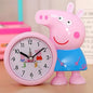 Arjoos | Caught Trendy Analog Peppa Pig Alarm Clock, For Home, Shape: Round