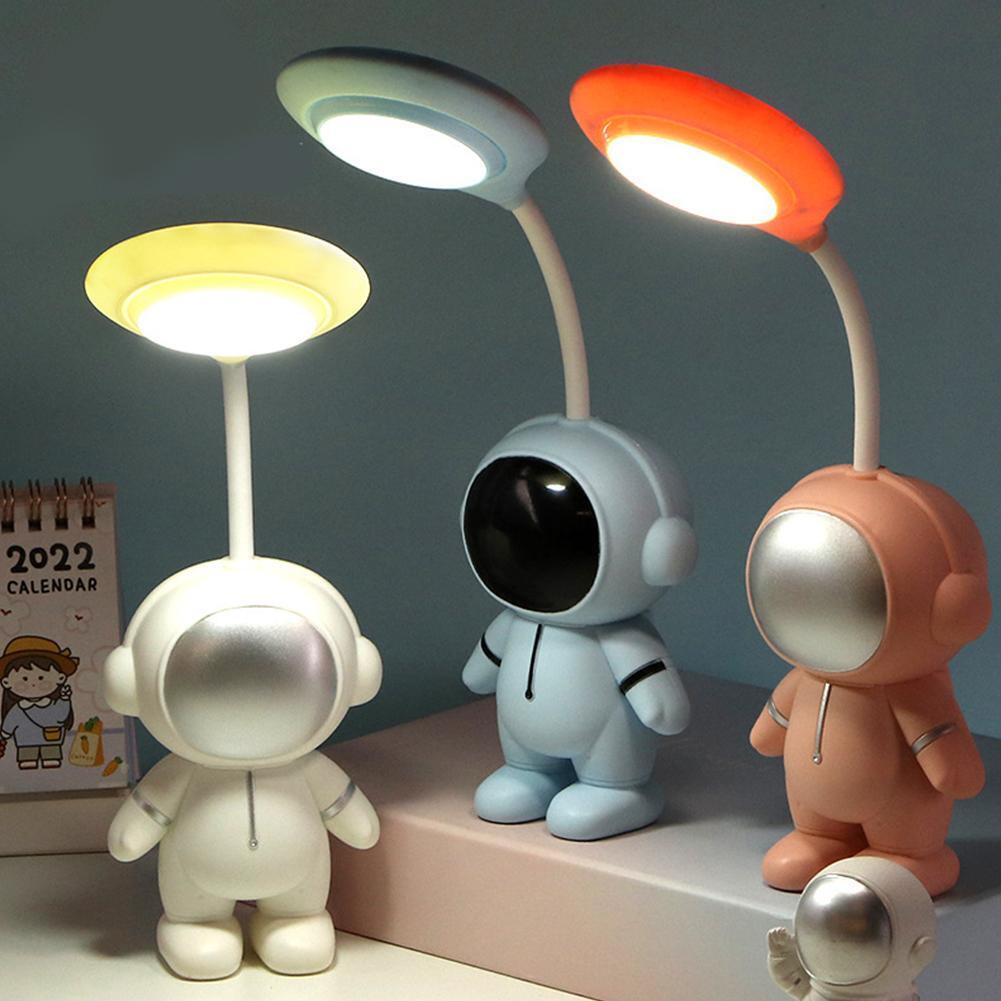 Arjoos | Space Astronaut Theme Led Lamp Study Light Night Desk Light USB Charging 360 Degree Table Lamp