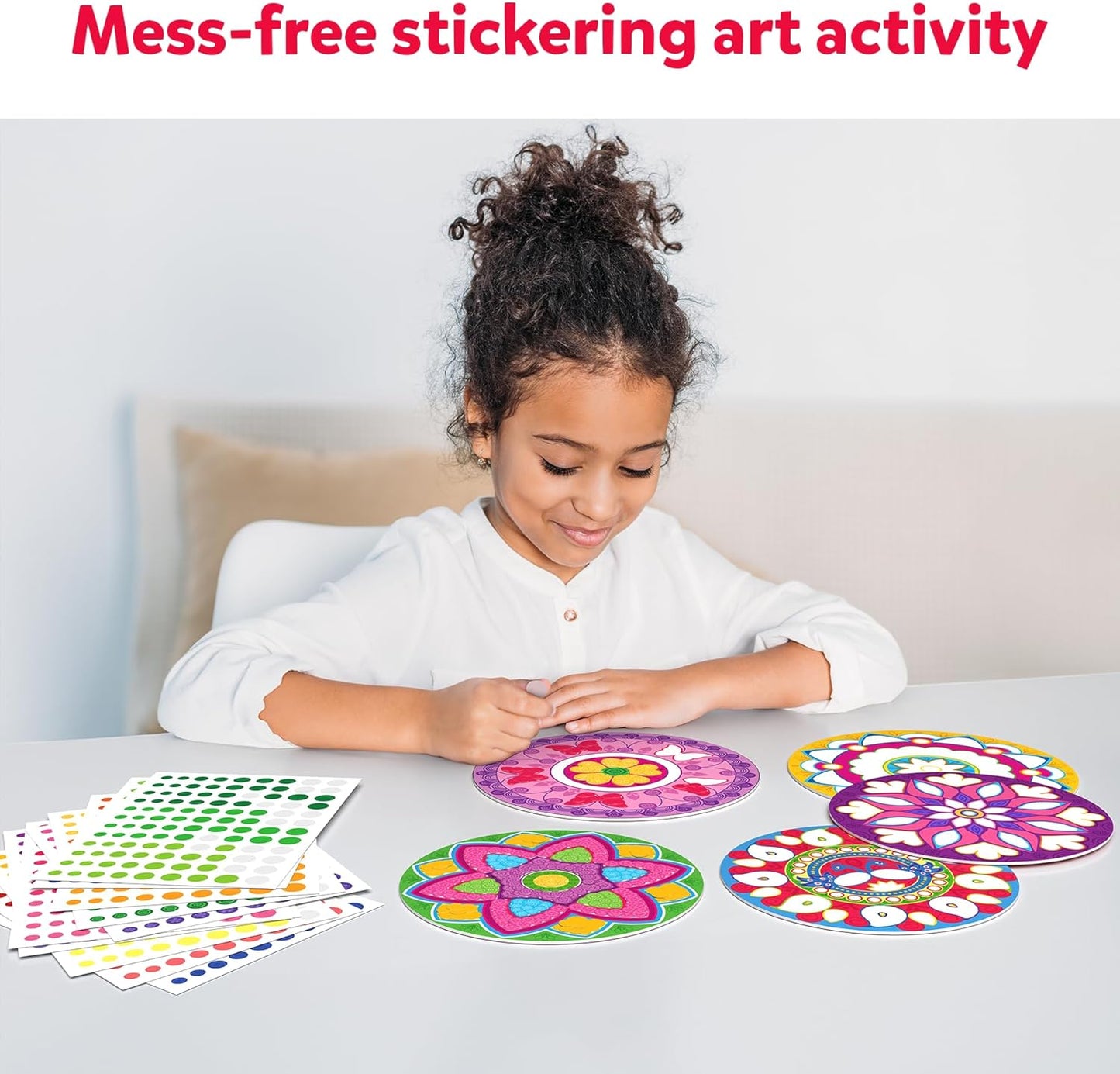 Arjoos | Skillmatics Dot it!: Mandala Art | No mess sticker art for kids , Art Activity  | Gifts for Boys & Girls - Ages ( 3 -7 yrs )